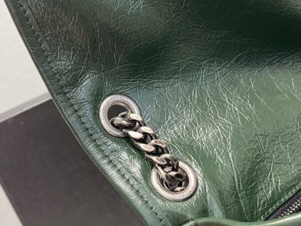 Women’s YSL Niki Medium Leather Shoulder Bag - Image 9