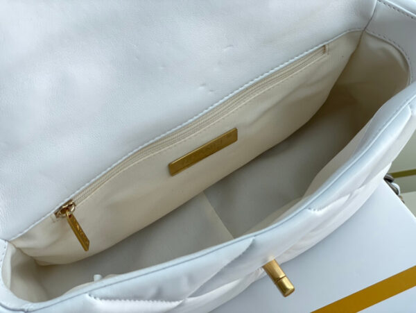 Chanel 19 Bag White - Image 9