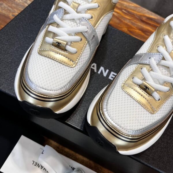 Women's Chanel CC Sneakers - Image 9