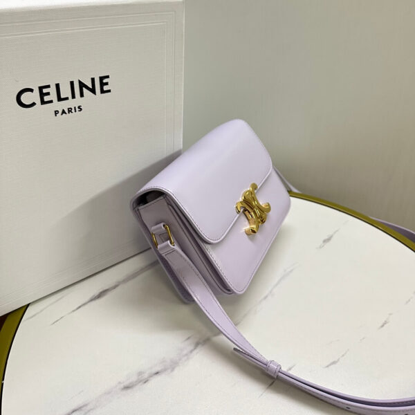 Celine Teen Leather Triomphe Bag - Image 9