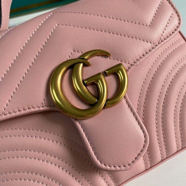 Gucci Marmont Mini Top Handle Bag - Image 9