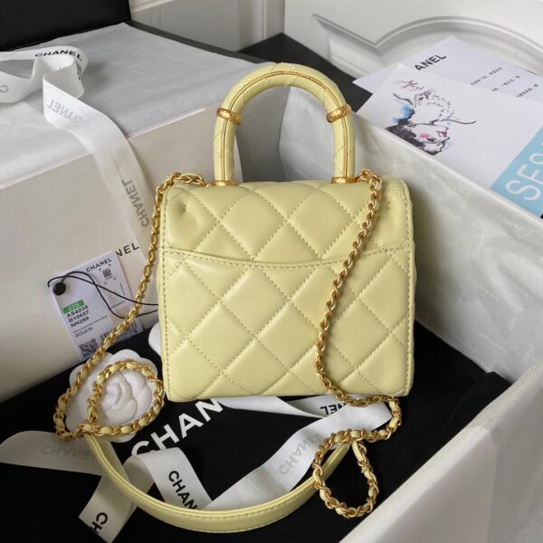Chanel Matelasse 2 Way Top Handle Chain Shoulder Tote Bag - Image 8