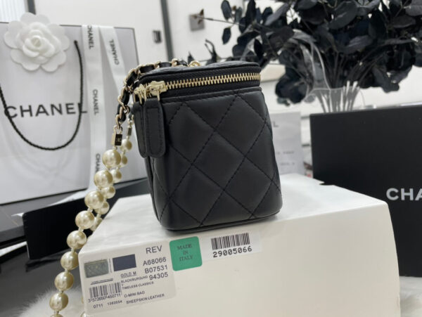 Chanel Small Vanity Case with Chain - Image 7