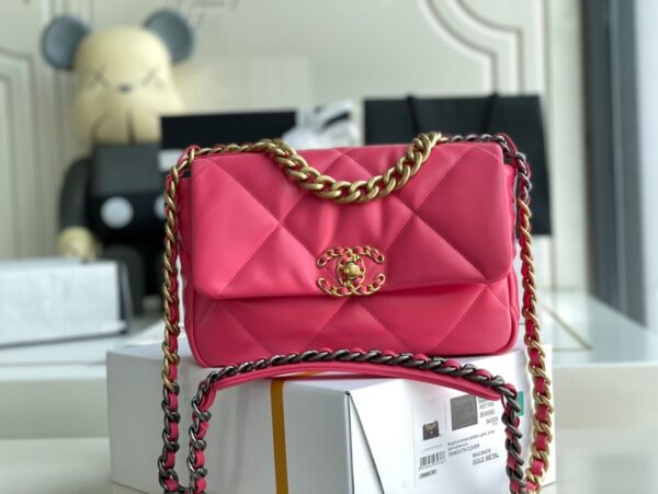 Chanel 19 Bag Rose Pink