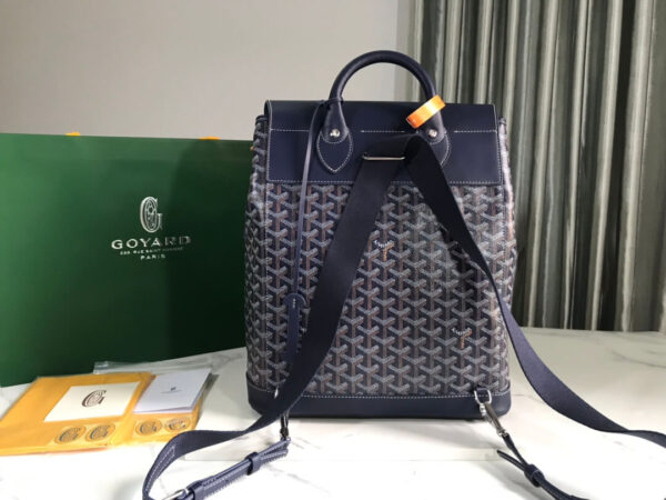 Goyard Alpin Blue Backpack - Image 9