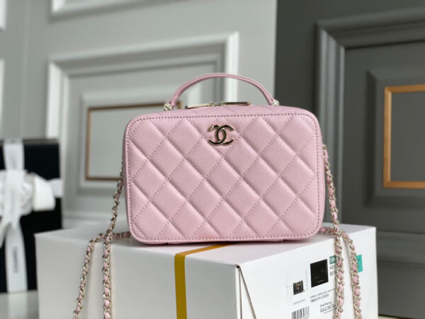 Chanel Caviar Chanel Top Handle Vanity Case