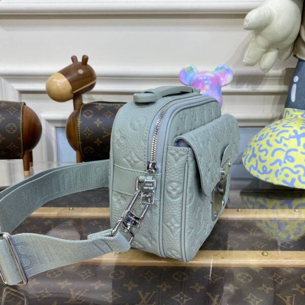 LV Monogram Macassar S Lock Messenger Bag - Image 2