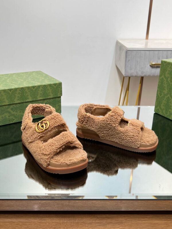 Gucci Merino Wool Sandals - Image 3