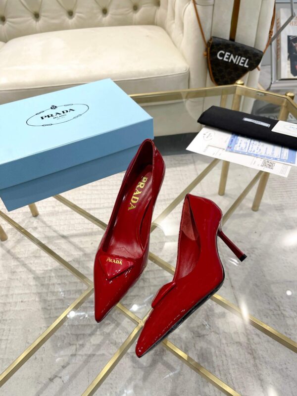 Prada Red Pumps Heel - Image 2