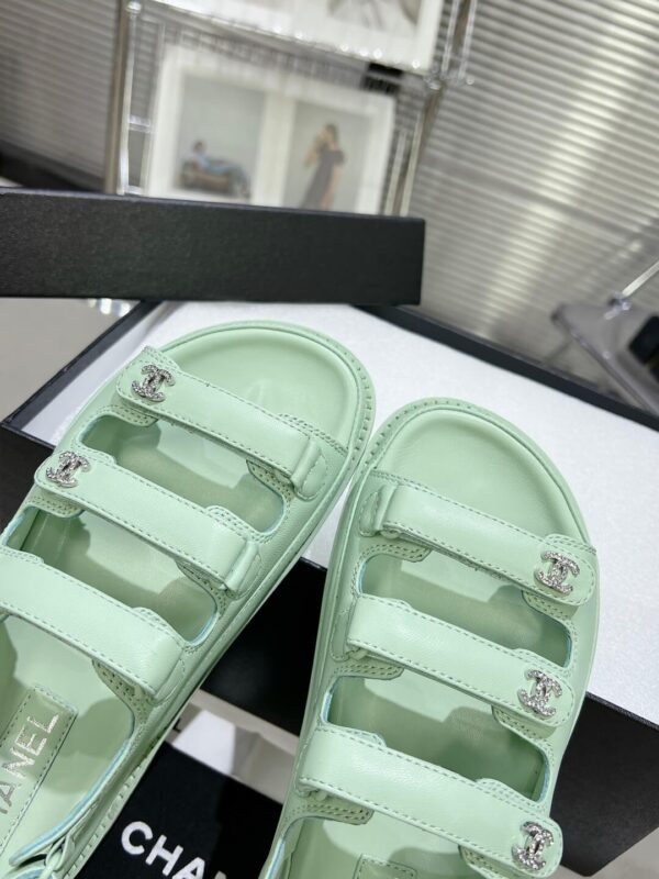 Chanel Casual Style Unisex Plain Logo Sandal - Image 5