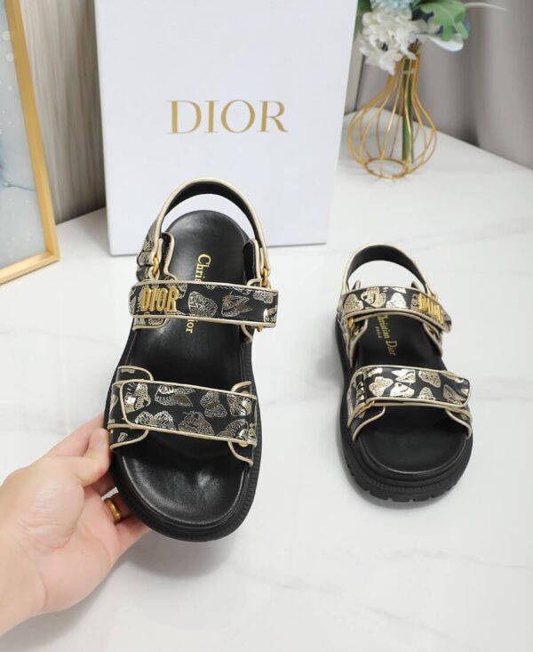 Dior Women Black Sandals - Image 4