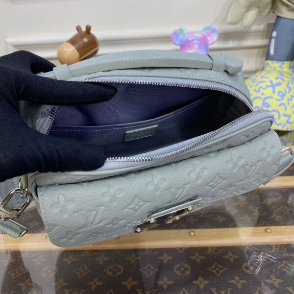 LV Monogram Macassar S Lock Messenger Bag - Image 6