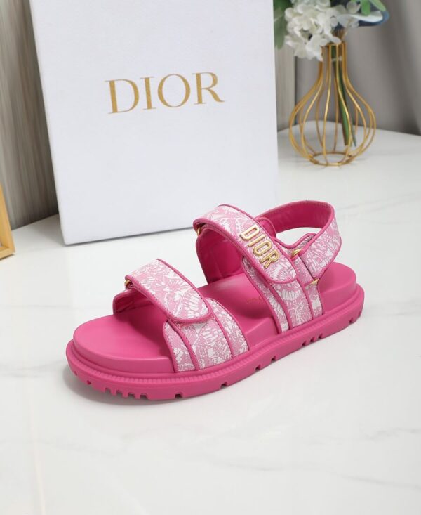 Dior Women Pink Sandals - Image 2