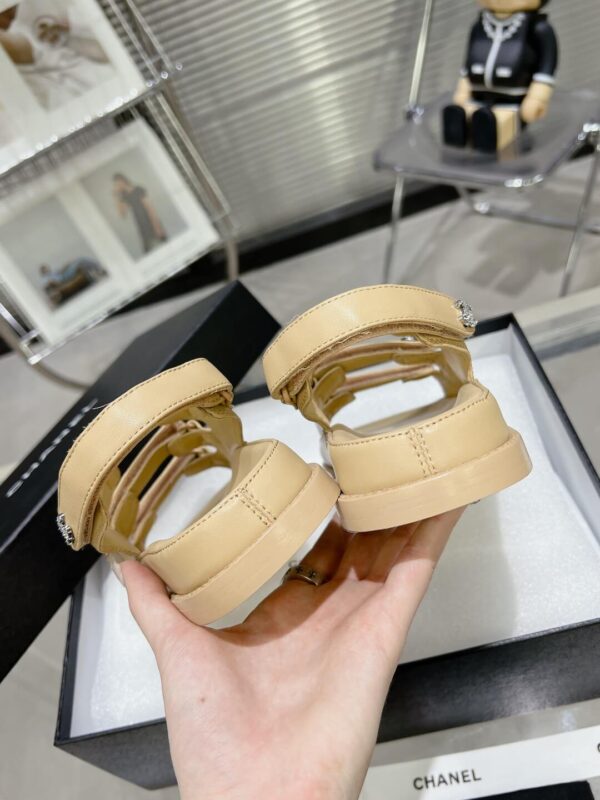 Chanel Casual Style Unisex Plain Logo Sandal - Image 9