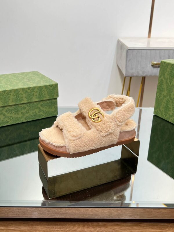 Gucci Merino Wool Sandals - Image 3