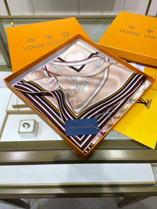 LV Silk Scarf - Image 8