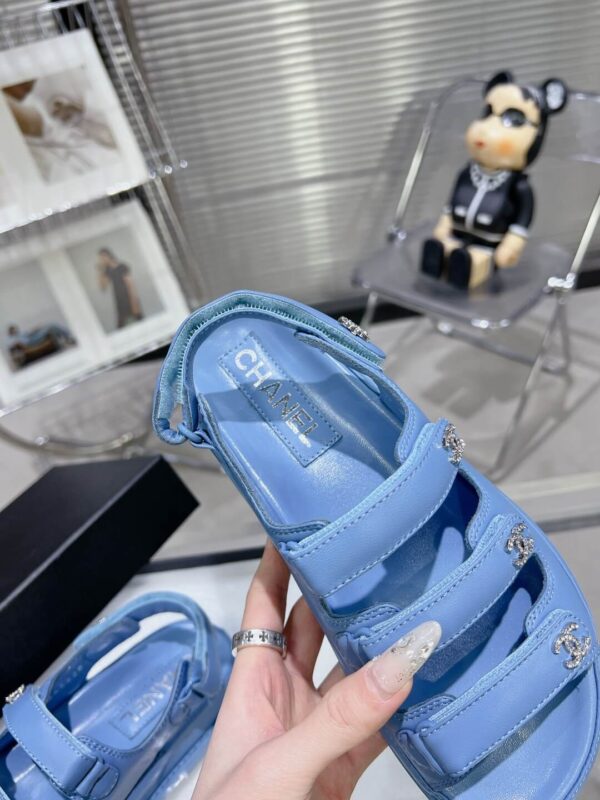 Chanel Casual Style Unisex Plain Logo Sandal - Image 5