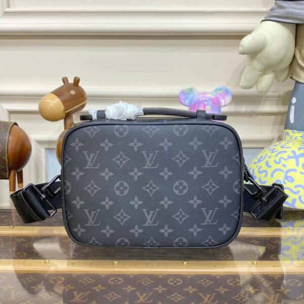 LV Monogram Macassar S Lock Messenger Bag - Image 7