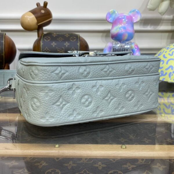 LV Monogram Macassar S Lock Messenger Bag - Image 9