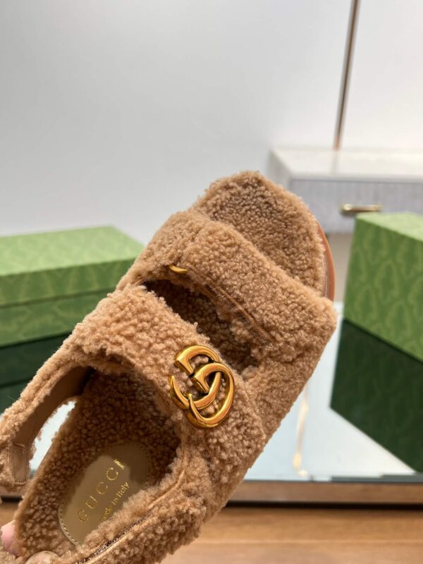 Gucci Merino Wool Sandals - Image 7