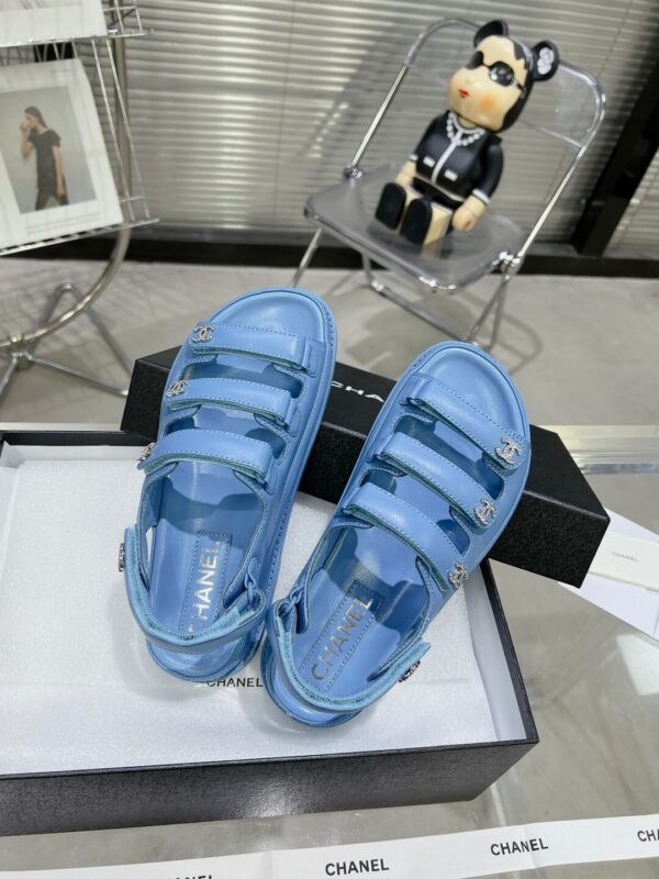 Chanel Casual Style Unisex Plain Logo Sandal - Image 9