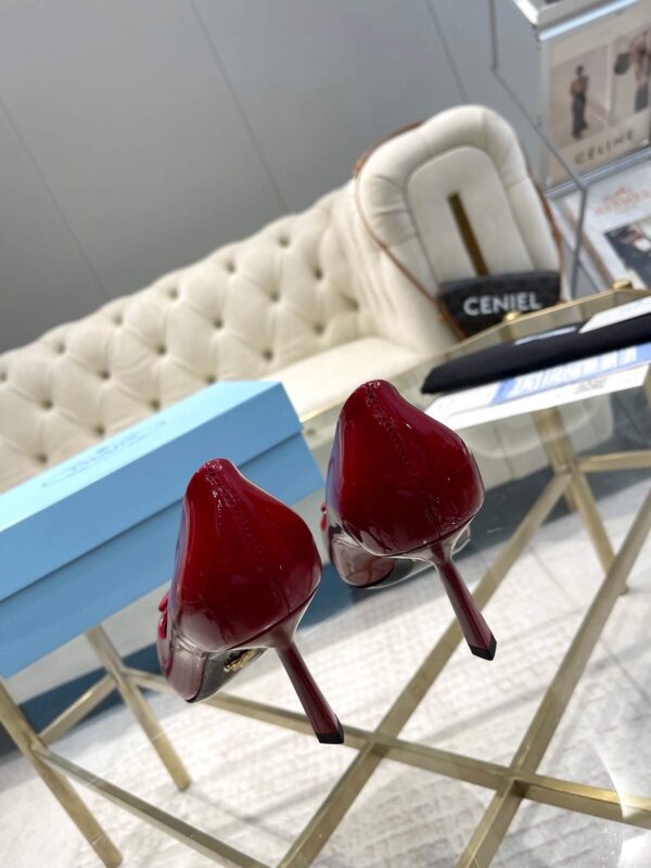 Prada Red Pumps Heel - Image 8