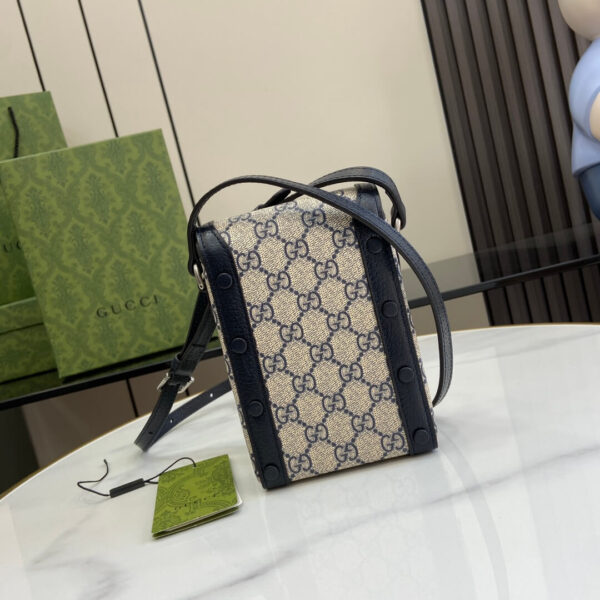 Adult Gucci Horsebit Mini Bag Beige Ebony - Image 3