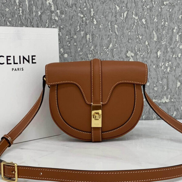 Celine Small Besace 16 Bag in Grained Leather Bag