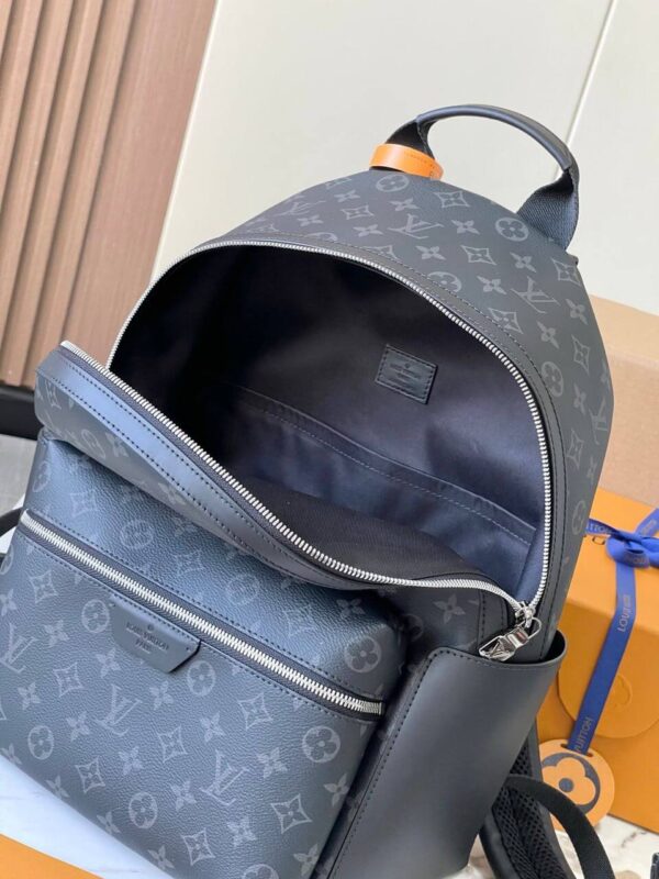 LV Backpack Leather Bag Monogram LV Logo M22558 in Black - Image 9