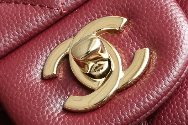 Chanel - Medium Classic Flap Bag - Burgundy Caviar - Image 7