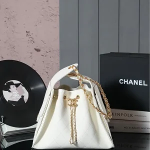 Chanel 25 Medium Handbag, Grained Calfskin