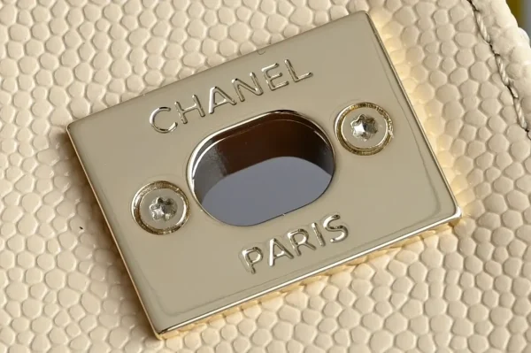 Chanel Coco Handle Mini Beige Caviar LGHW - Image 8