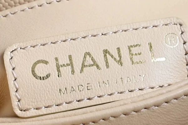Chanel Coco Handle Mini Beige Caviar LGHW - Image 9