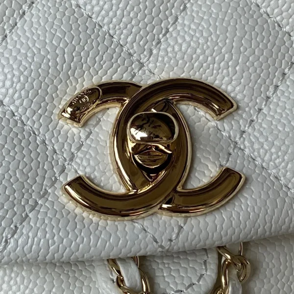 Chanel Small Backpack White Bag - Image 3