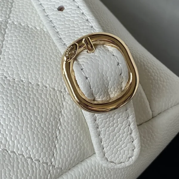 Chanel Small Backpack White Bag - Image 5