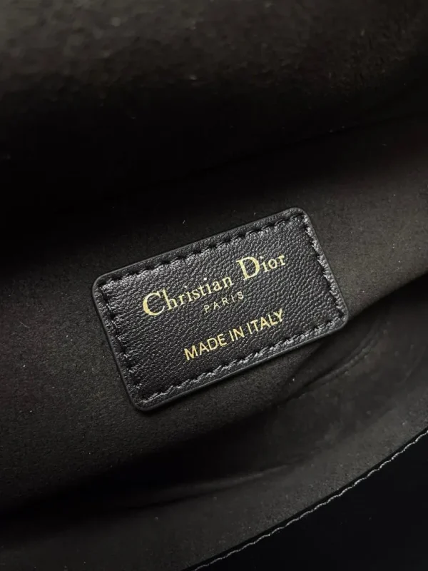 Dior Lady D-Joy Bag In Black Cannage Lambskin - Image 4
