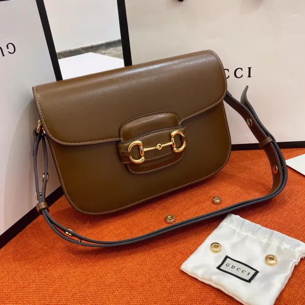 Gucci Horsebit Shoulder Bag - Image 2