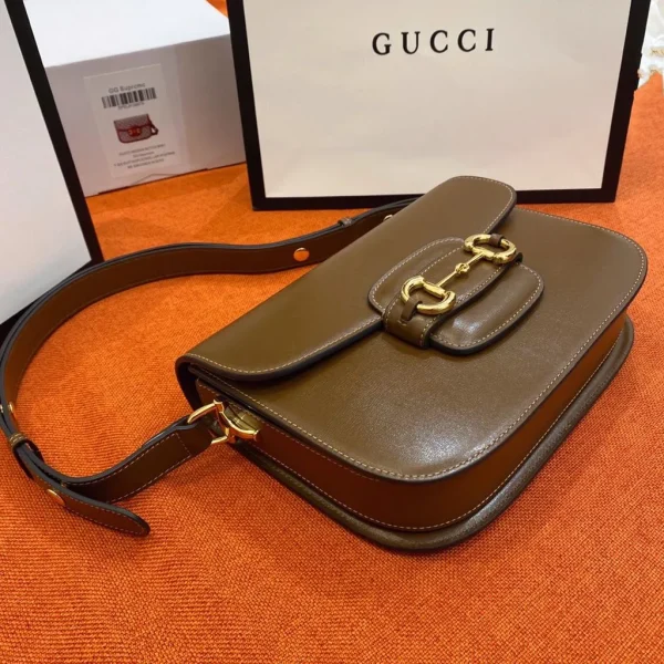 Gucci Horsebit Shoulder Bag - Image 9