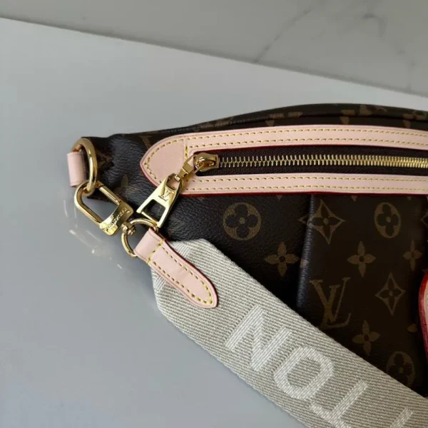 Louis Vuitton High Rise LV Monogram Print Bumbag Belt - Image 8
