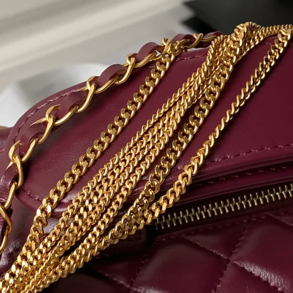 Red Leather Exterior Mini Bags & Handbags - Image 7