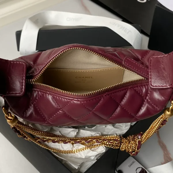 Red Leather Exterior Mini Bags & Handbags - Image 8