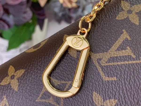 Authentic Louis Vuitton Monogram Poche Toilette 26 Clutch Bag Brown - Image 7