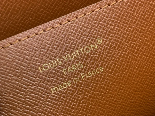 Authentic Louis Vuitton Monogram Poche Toilette 26 Clutch Bag Brown - Image 8