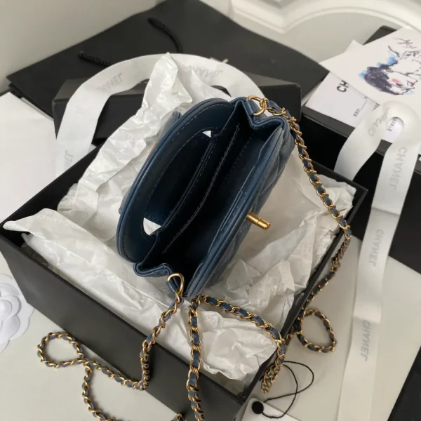 Best 23k Chanel Mini Kelly Bag Calfskin - Image 8