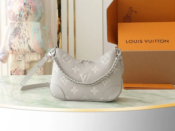 Boulogne PM Bicolor Monogram Empreinte Leather