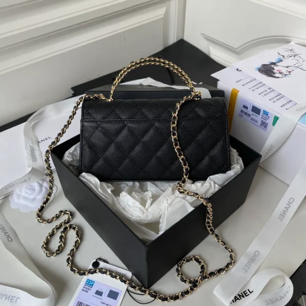 Chanel 23P Clutch with Chain, Luxury, Bags & Wallets on Carousell - Image 3