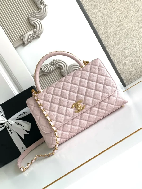 CHANEL Large Flap Bag With Top Handle