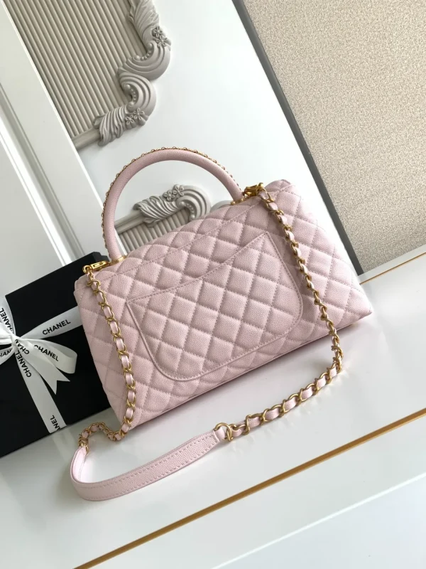 CHANEL Large Flap Bag With Top Handle - Image 4