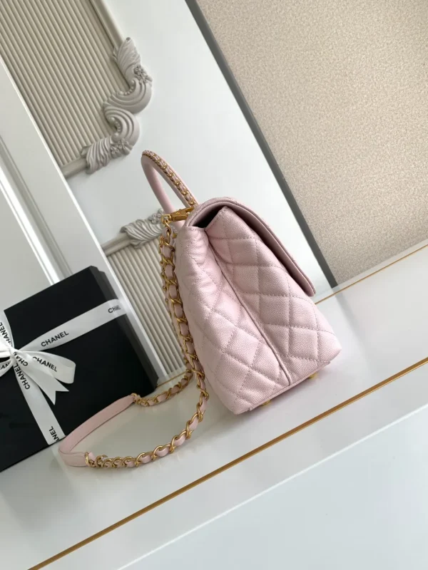 CHANEL Large Flap Bag With Top Handle - Image 5