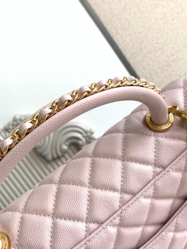 CHANEL Large Flap Bag With Top Handle - Image 6
